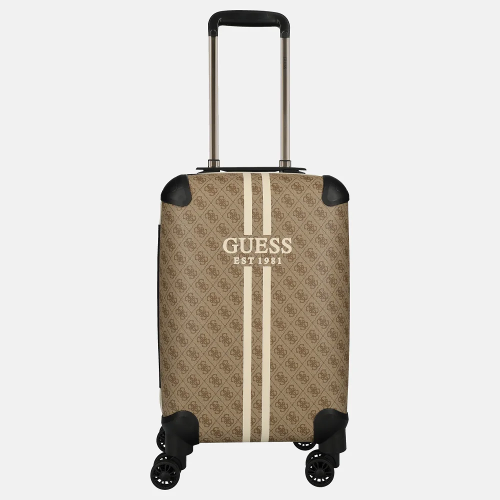 Guess Mildred handbagage koffer 53 cm latte bij Duifhuizen